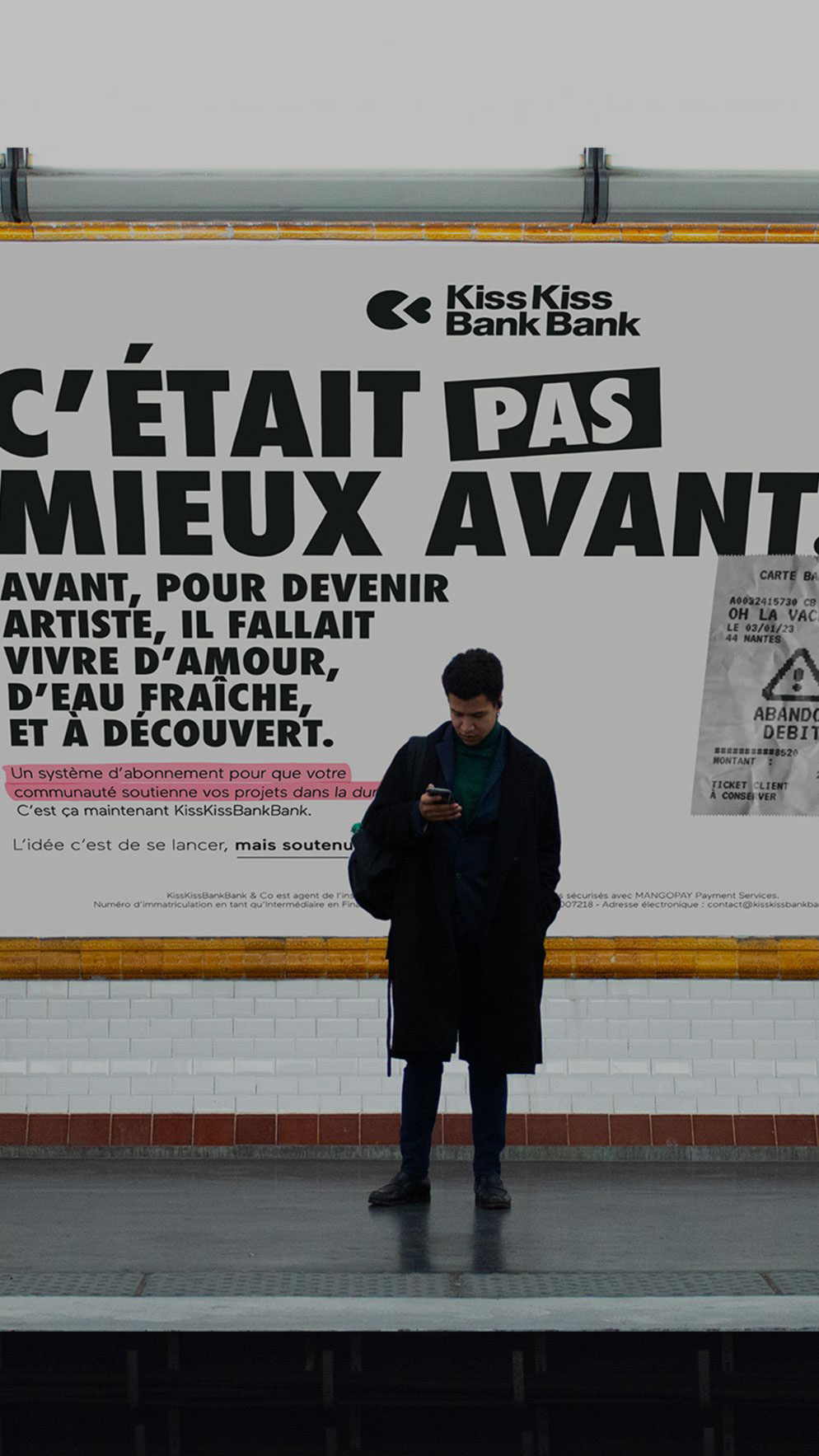 cover du projet KissKissBankBank réalisé par l'agence raymonde