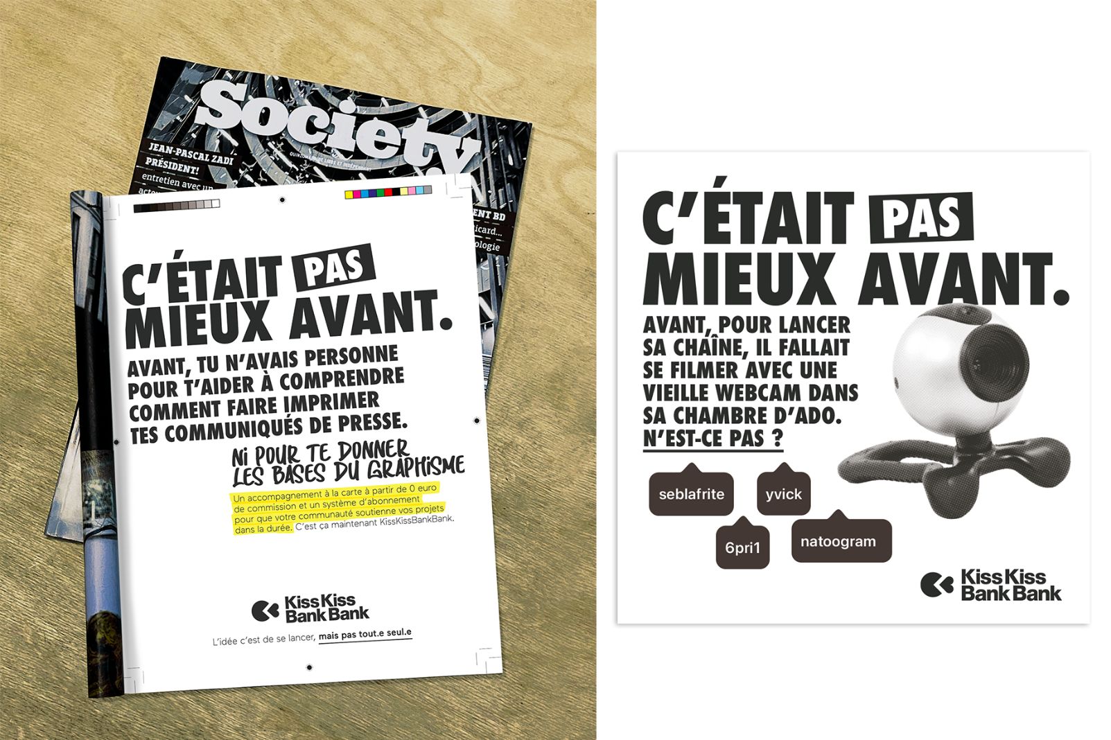 projet de l'agence raymonde KissKissBankBank