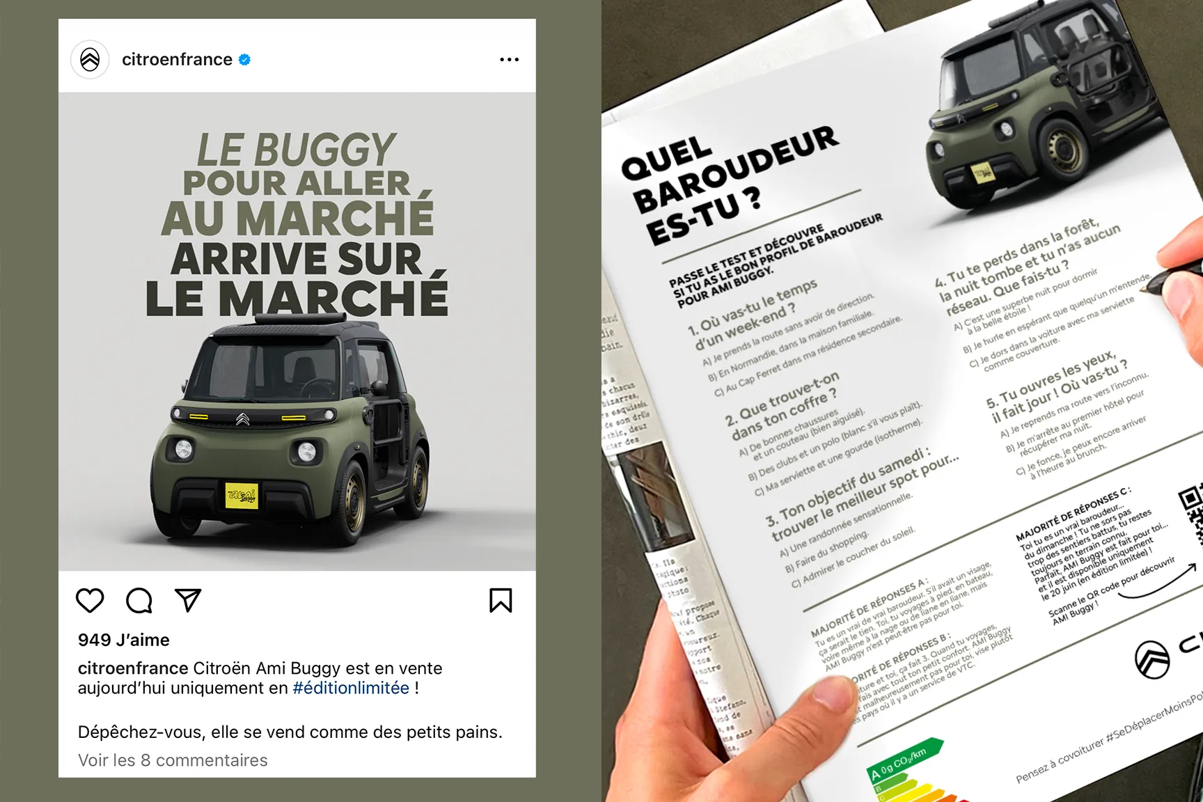 Projet buggy citroen par l'agence raymonde